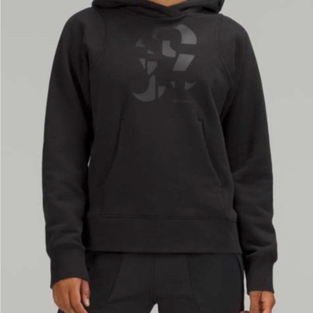 Lululemon athletica Black Loungeful Hoodie Graphic NWT